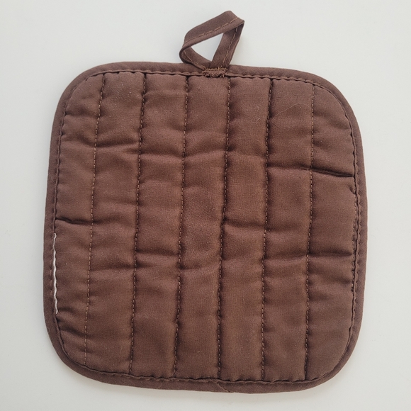 Single vintage pot holder with cat design - Picture 3 of 4